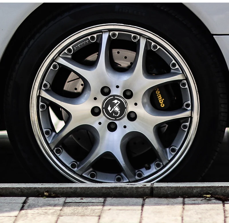 4 قطعة 56 مللي متر سيارة عجلة مركز محور قبعات شعار ملصقات لشركة فيات أبارث نبض الباندا تيبو سترادا موبي دوبلو فريمونت تورو كوبو إيجيا #6