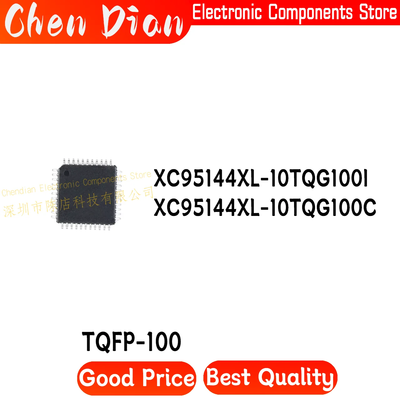 

XC95144XL-10TQG100I XC95144XL-10TQG100C Package: TQFP-100 New Original Genuine