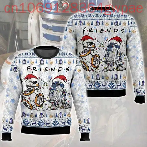 disney-pull-de-noel-assressentipour-homme-et-femme-pull-de-vacances-droides-starwars-pere-noel-amis-r2wiches-bb8