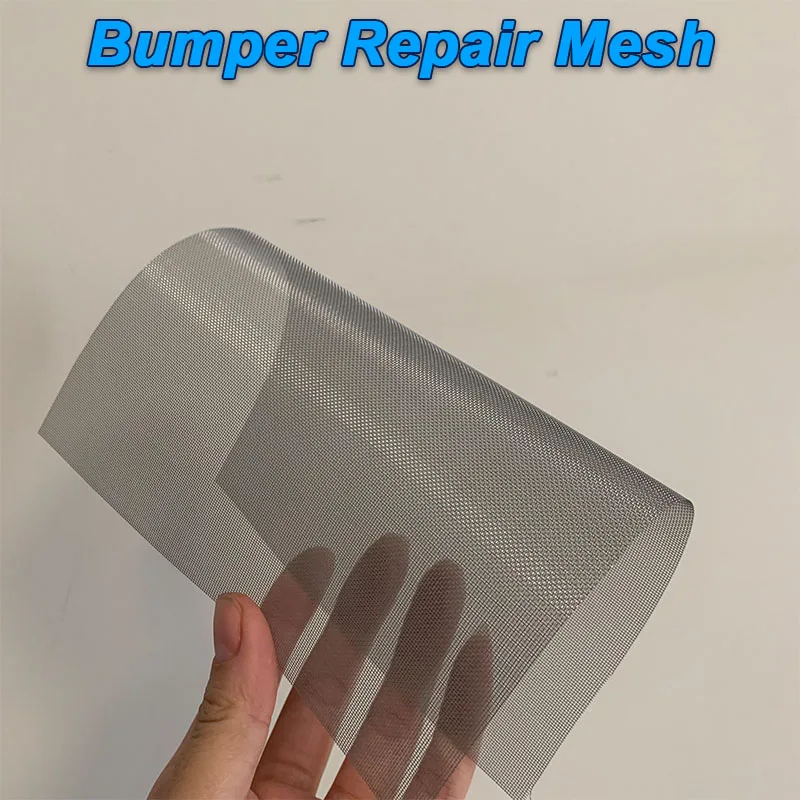 

10/5Pcs Bumper Hole Crack Patches Repair Mesh Auto Plastic Part Welding Wire Mesh Trimmable Stainless Steel Fusion Mesh
