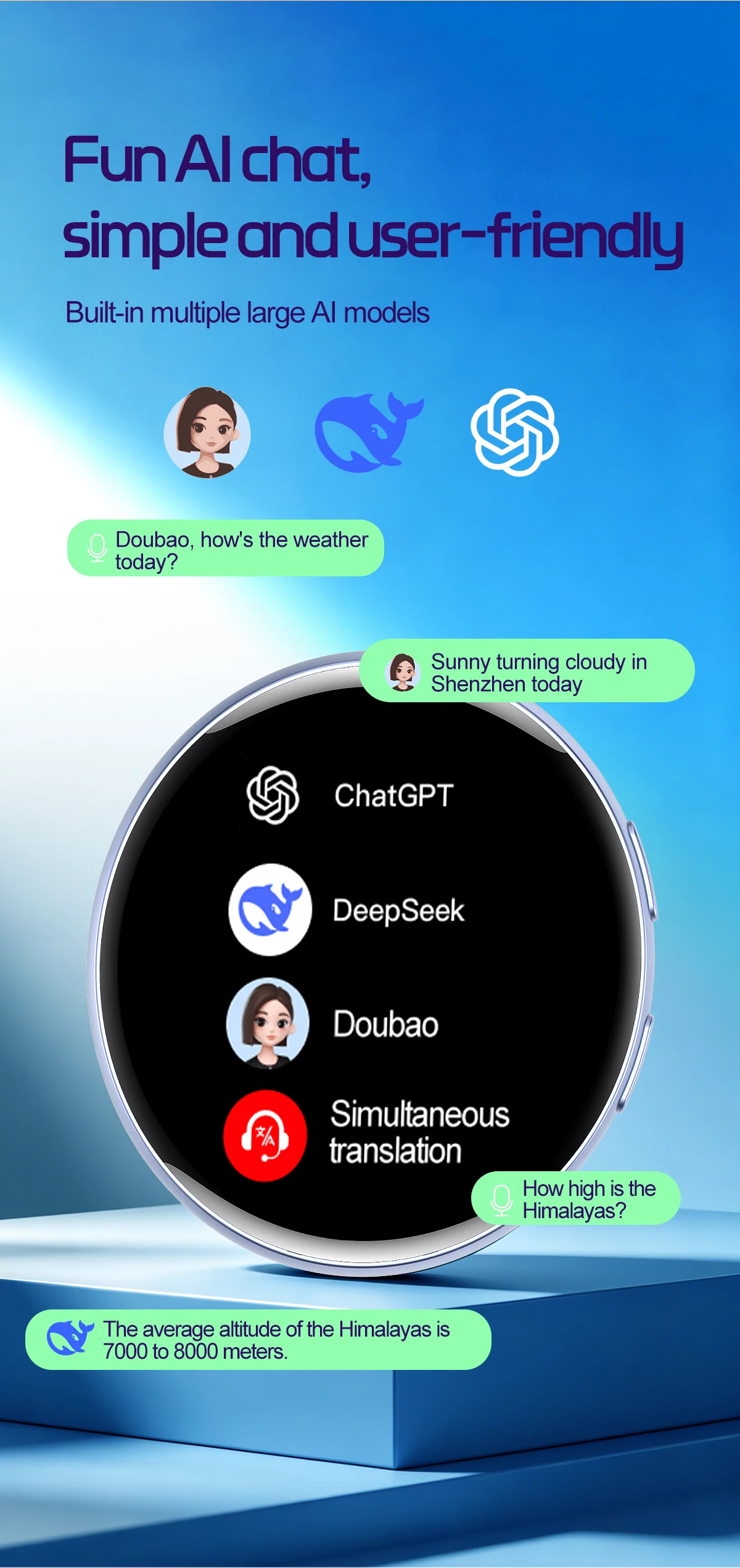 Picture 4: 1.7inch Dynamic Electronic Badge Anime AI Merchandise Digital Display Badge with Touch Control Uploading Photos GIFs and Videos