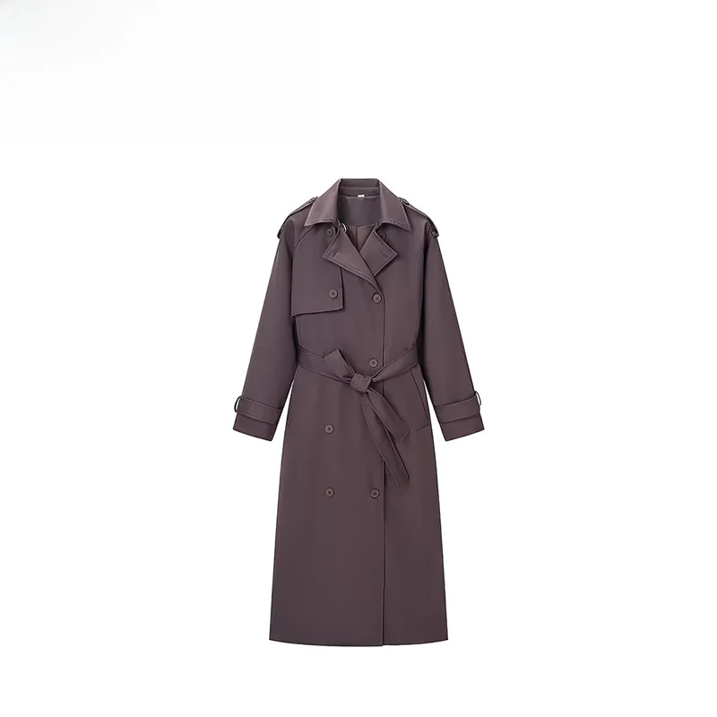 

Сводная универсальная простая высококачественная осенняя ветровка Jaet, женская одежда премиум-класса из полиэфирного волокна, верхняя одежда