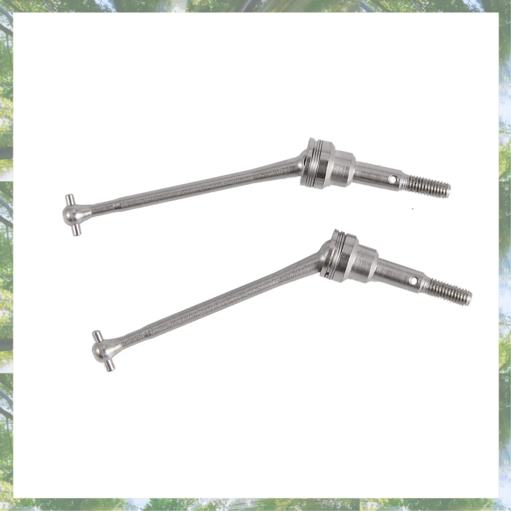 T84C-4Pcs eje de transmisión delantero de Metal CVD 0090 para Wltoys 12428 12423 1/12 coche trepador de control remoto piezas de mejora de camión de recorrido corto