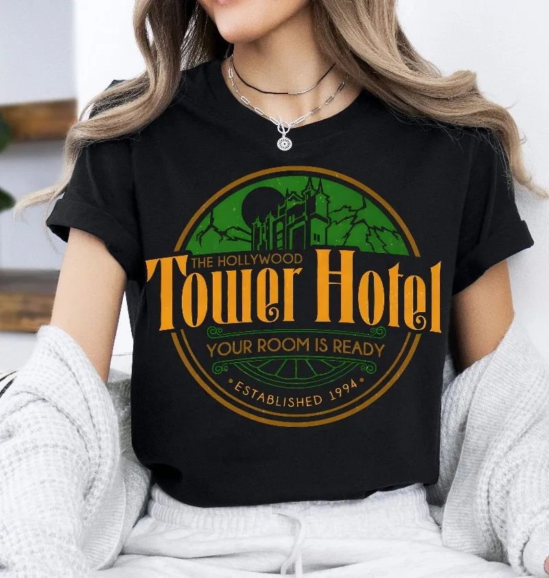 Disney Tower Of Terror Shirt The Hollywood Tower Hotel TShirt Halloween Your Room Is Ready
