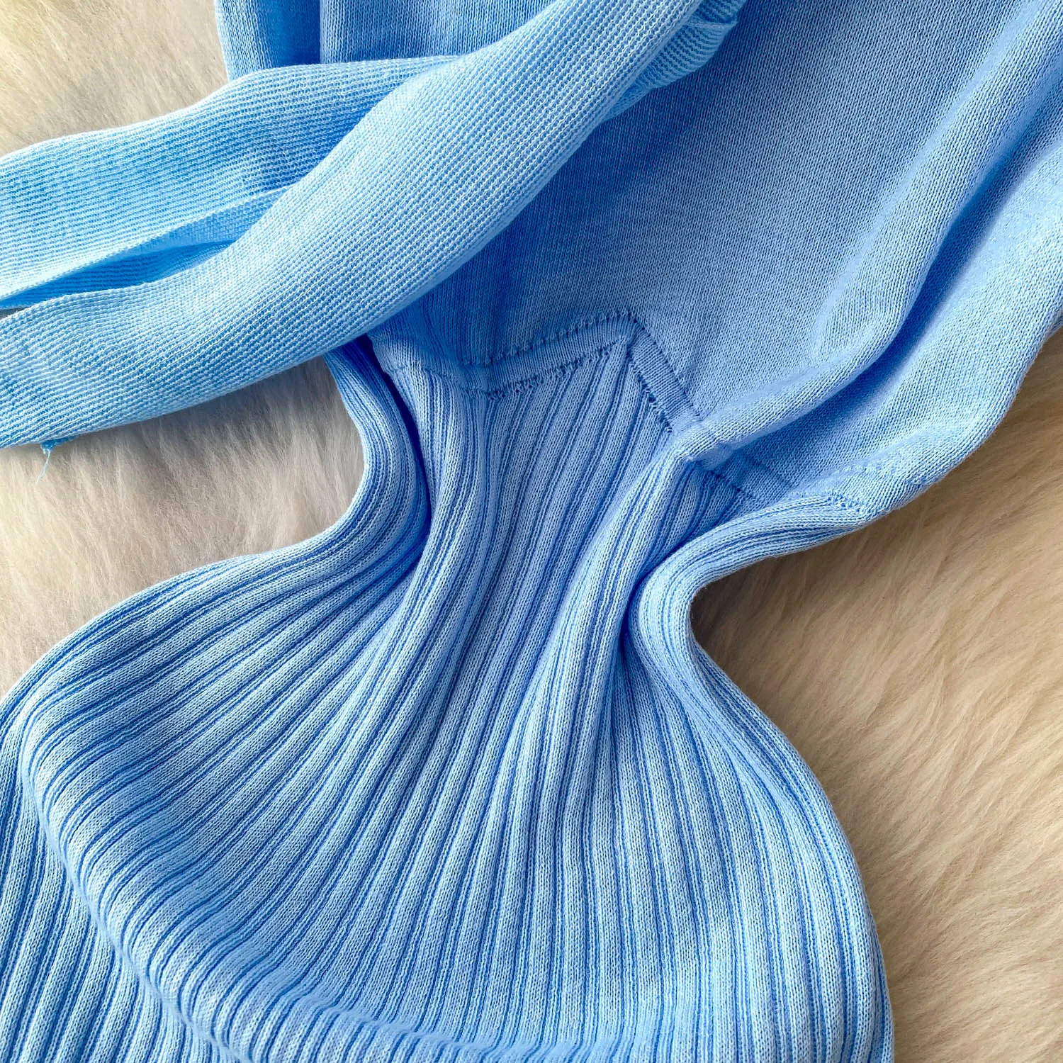 Mode Lässig Oansatz Ärmelloses Tank Gestrickte Kleid Kreuz Spitze-up Elastische Bodycon Einfarbig Mini Kleid 2026 Neue