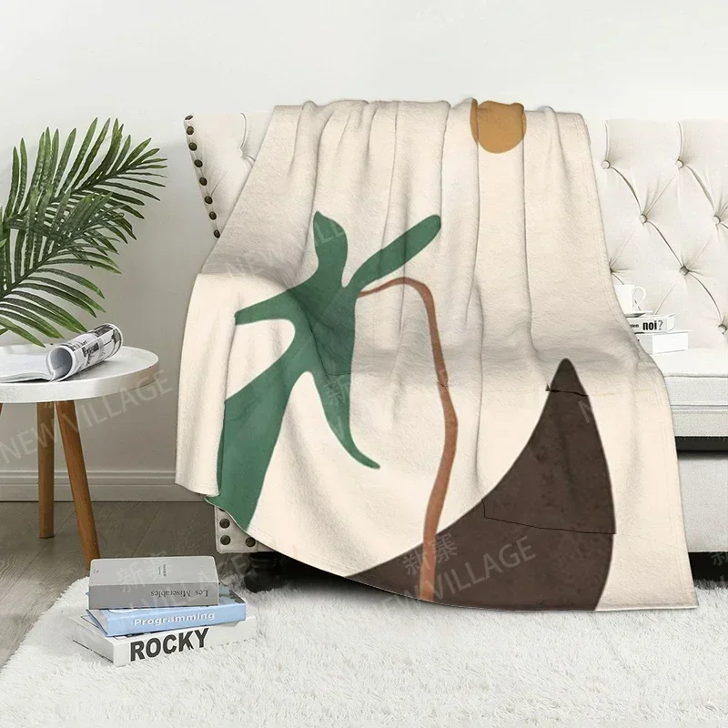 

3d Print Baby Blanket Plaid Sofa for Knee Blankets Warm Winter Bed Cover Babes Carpet Decor Boho Warm Fleece Nordic Vintage