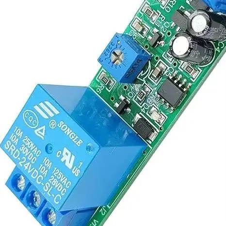 DC 3V/5V/12V/24V  Adjustable Delay Timer 10s-10min Monostable Trigger Relay Module Control Automation Switch
