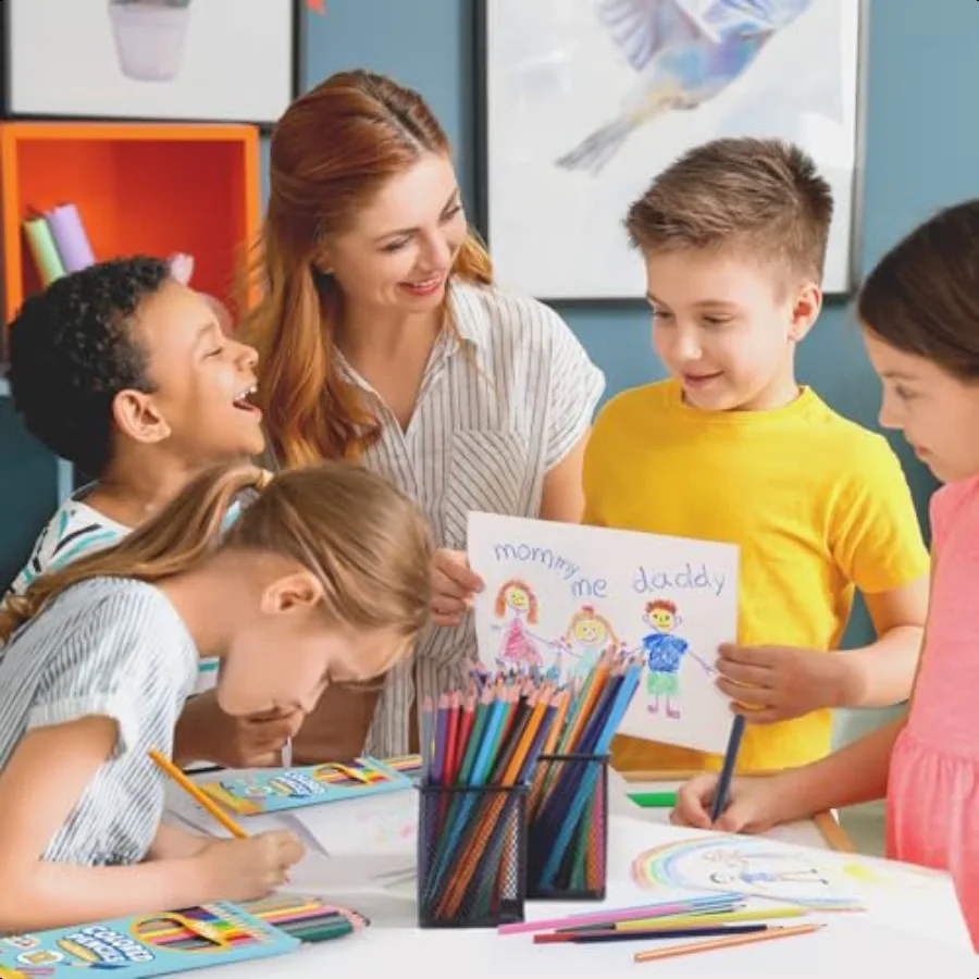 288색 색연필 대량 24팩 12색 색연필 미리 날카롭게 만든 성인용 색연필 대량 학교용 색연필