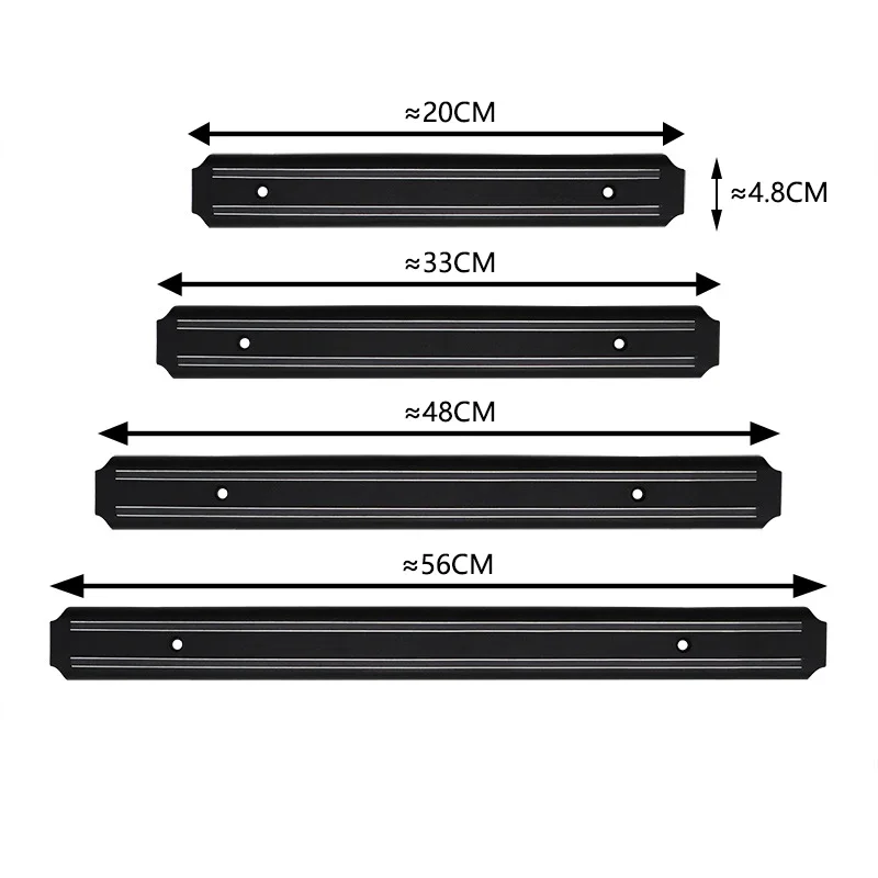 Multipurpose Magnetic Knife Rack Strip Household Kitchen Tools Space-Saving Wall Mounted Magnet Knives Holder With Rack