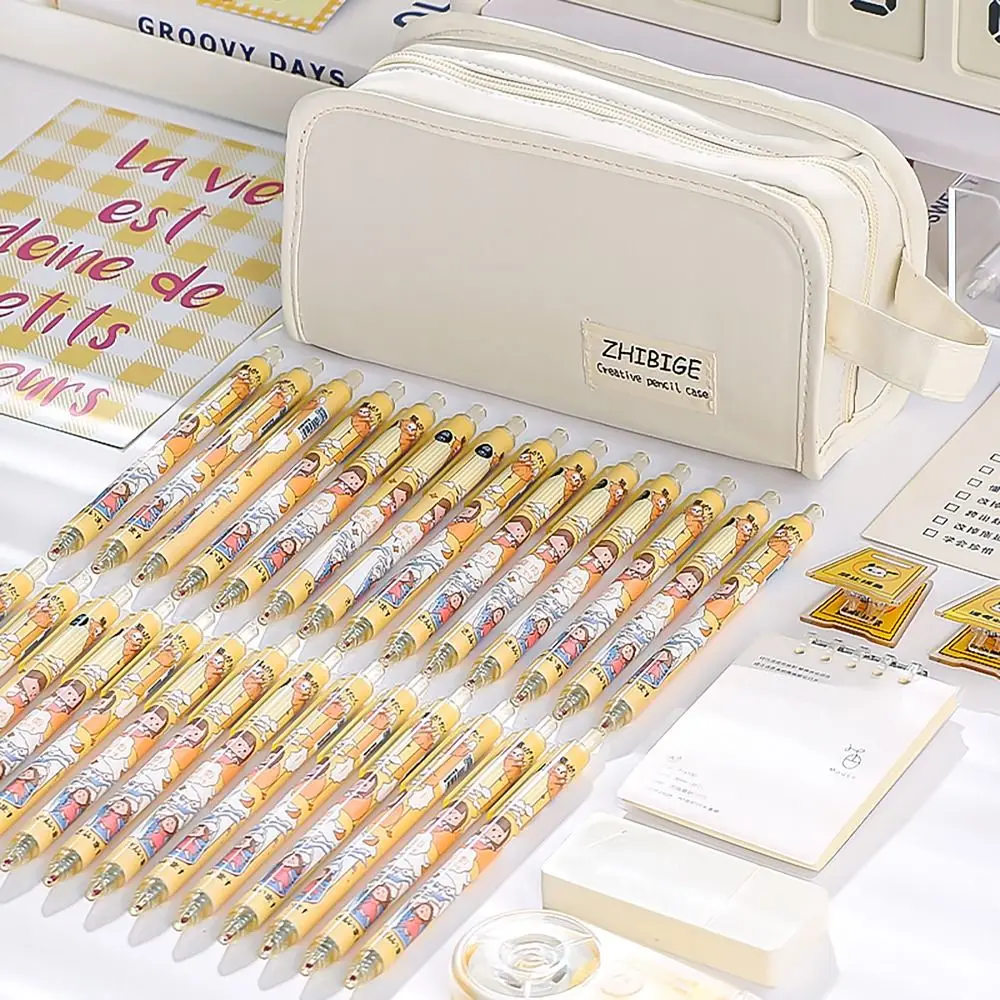 Partition Storage Pencil Case Multi-functional 5 Layers Pen Bag Large Capacity Stationery Storage Pouch