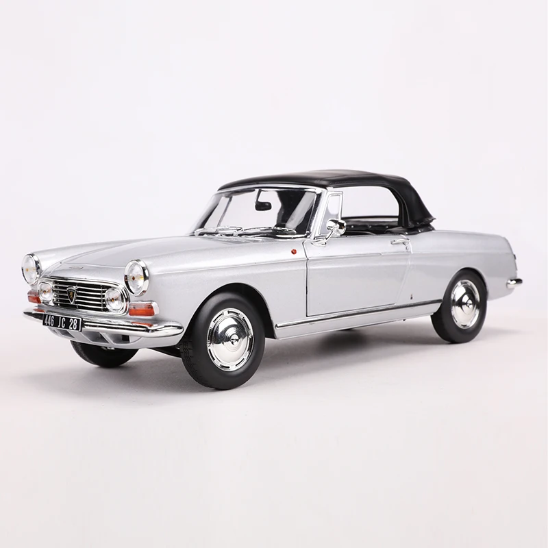 NOREV 1:18 1967 Peugeot 404 Cabriolt Coupe Alloy Model Car #184834 #184835