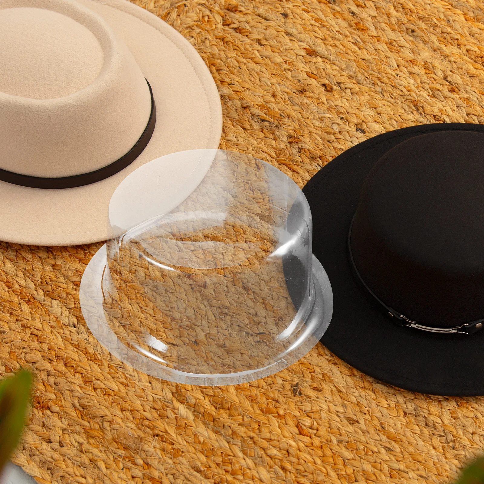 

10pcs PVC Stand Durable Shape Preservation Versatile Fit Sun Display Blocks Hat Shaper Insert For Hat Shaping Stand