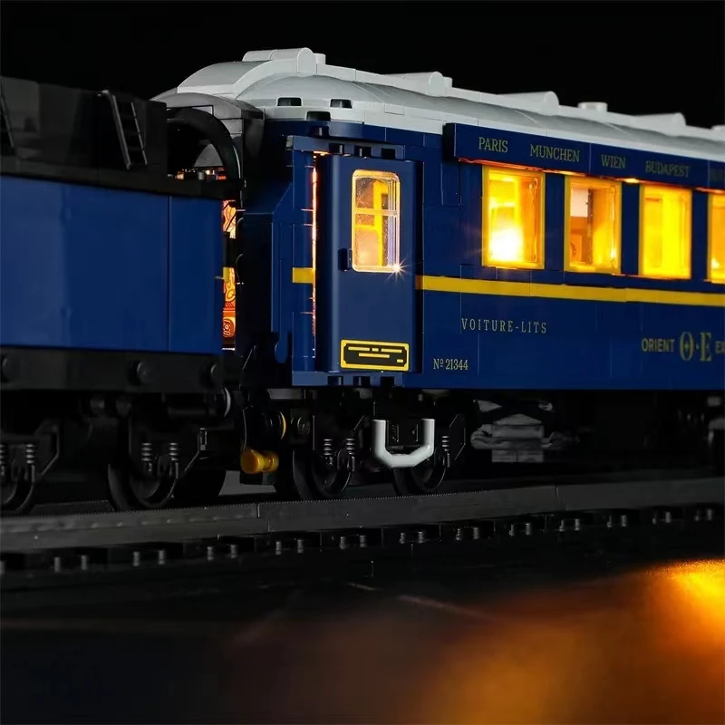 Set di luci a LED per 21344 Il treno Orient Express compatibile 62344 (solo luce a LED, NON include i mattoni del modello)