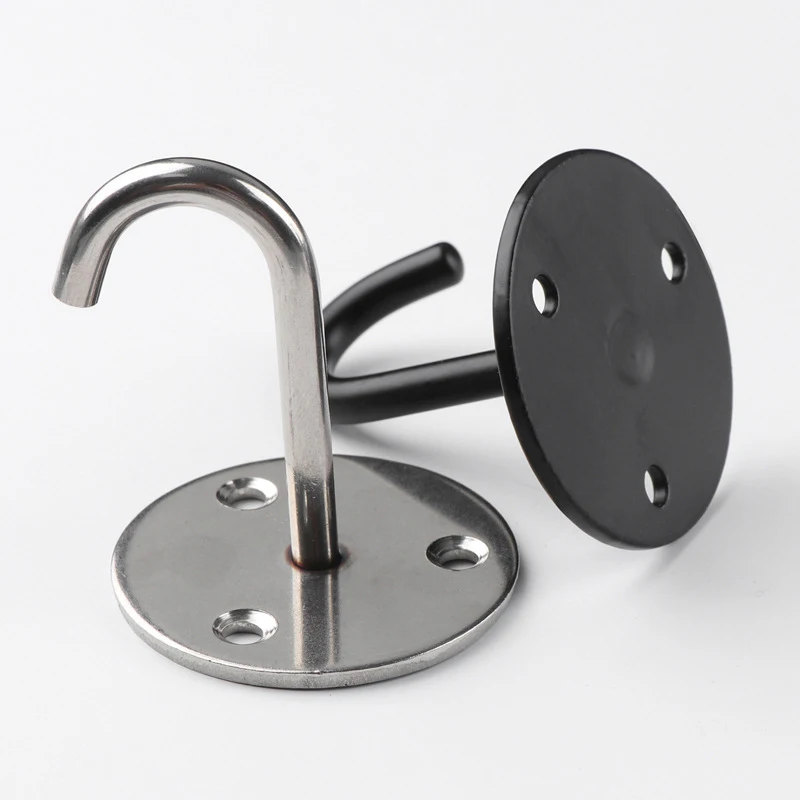 Wall Crown Hook Ceiling Hook Hardware Stainless Steel Eye Plate Oblong Pad Eye Plate Metal Staple Ring Hook Deck Buckle Staple