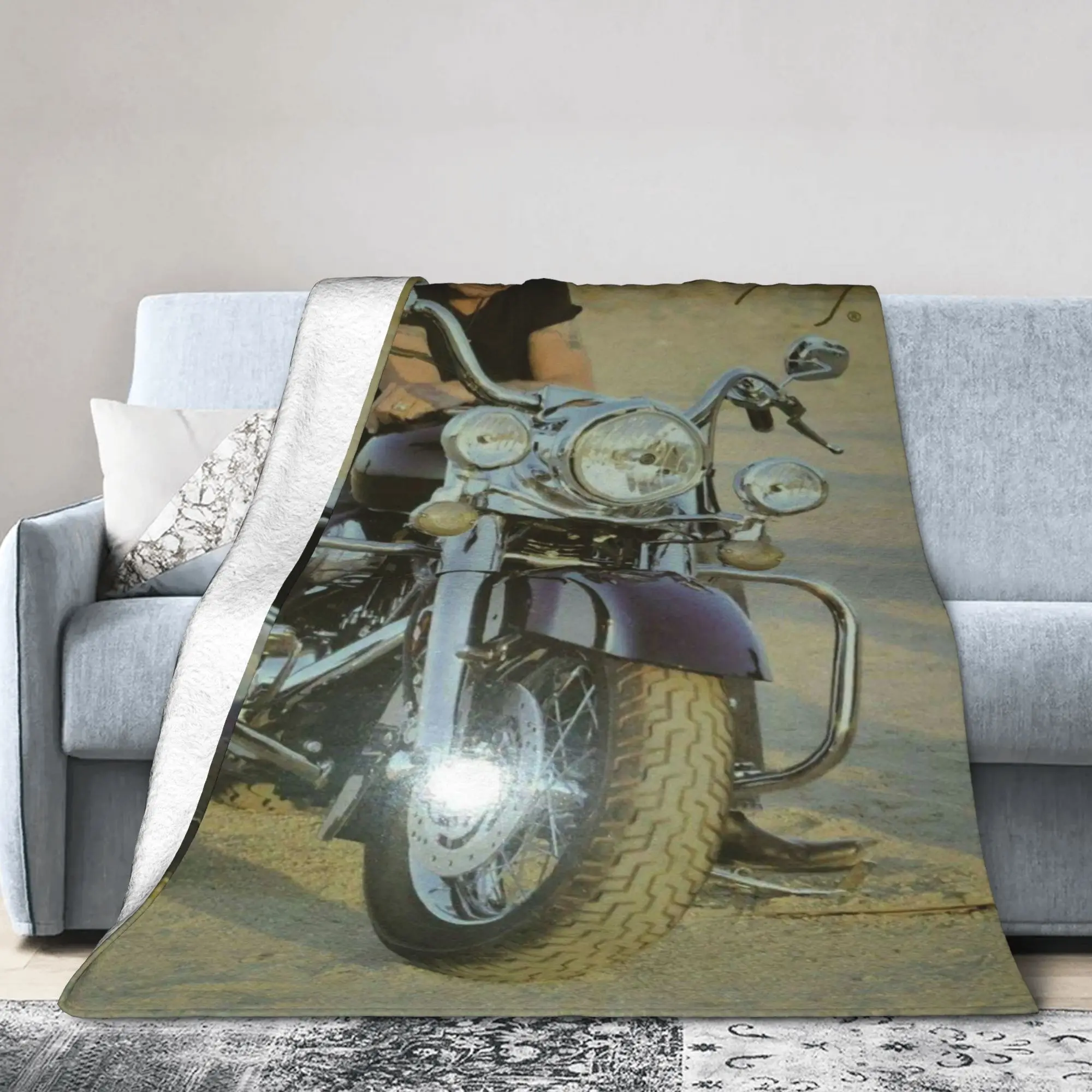 Comfortable Johnny Hallyday rock legend Blanket Accessories Room Decorative  Blanket Throw Ultra-Soft Flannel for Couch