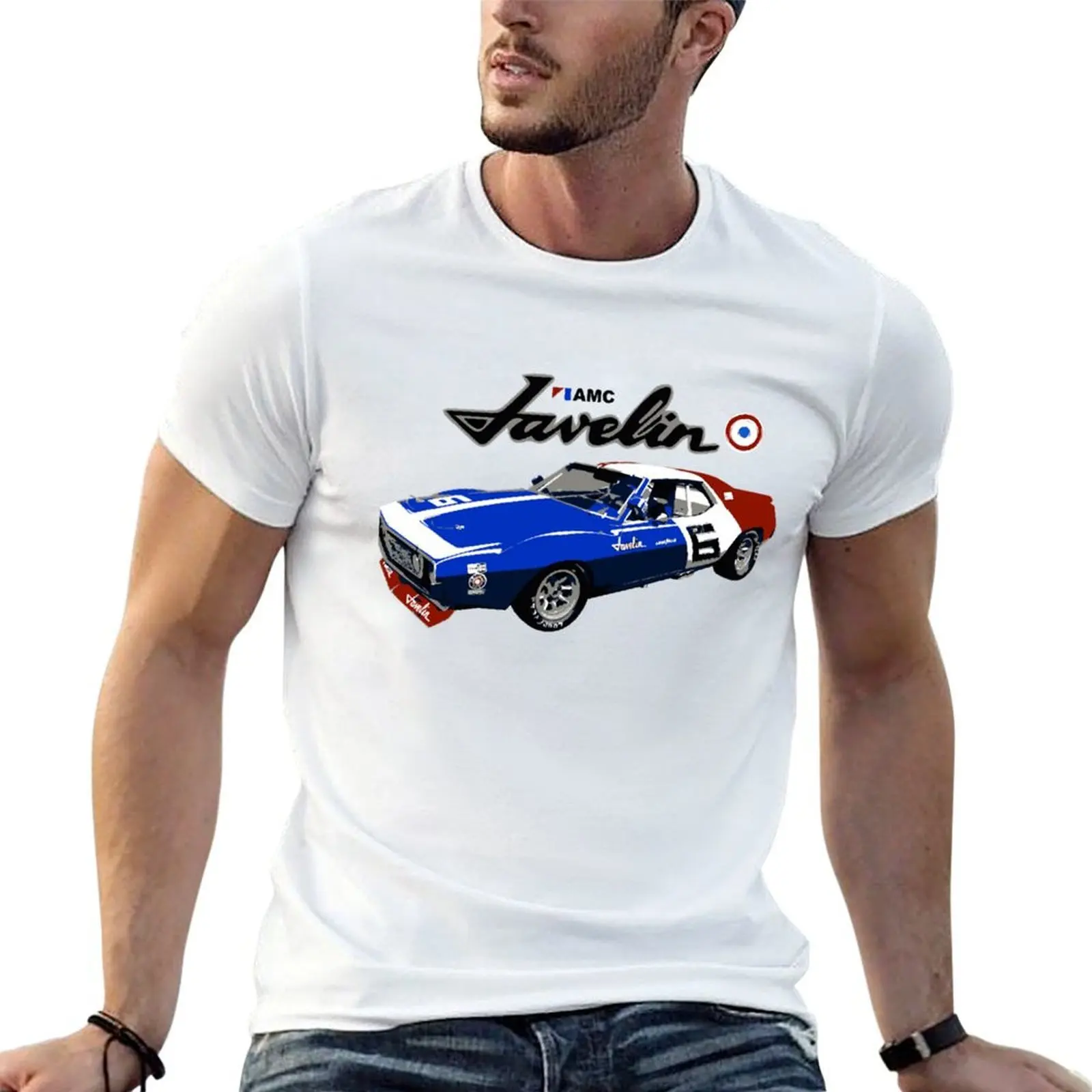 

1971 AMC Javelin Trans AM Race Car . T-Shirt t shirts for man cotton funny t shirts for man graphic vintage T-Shirt