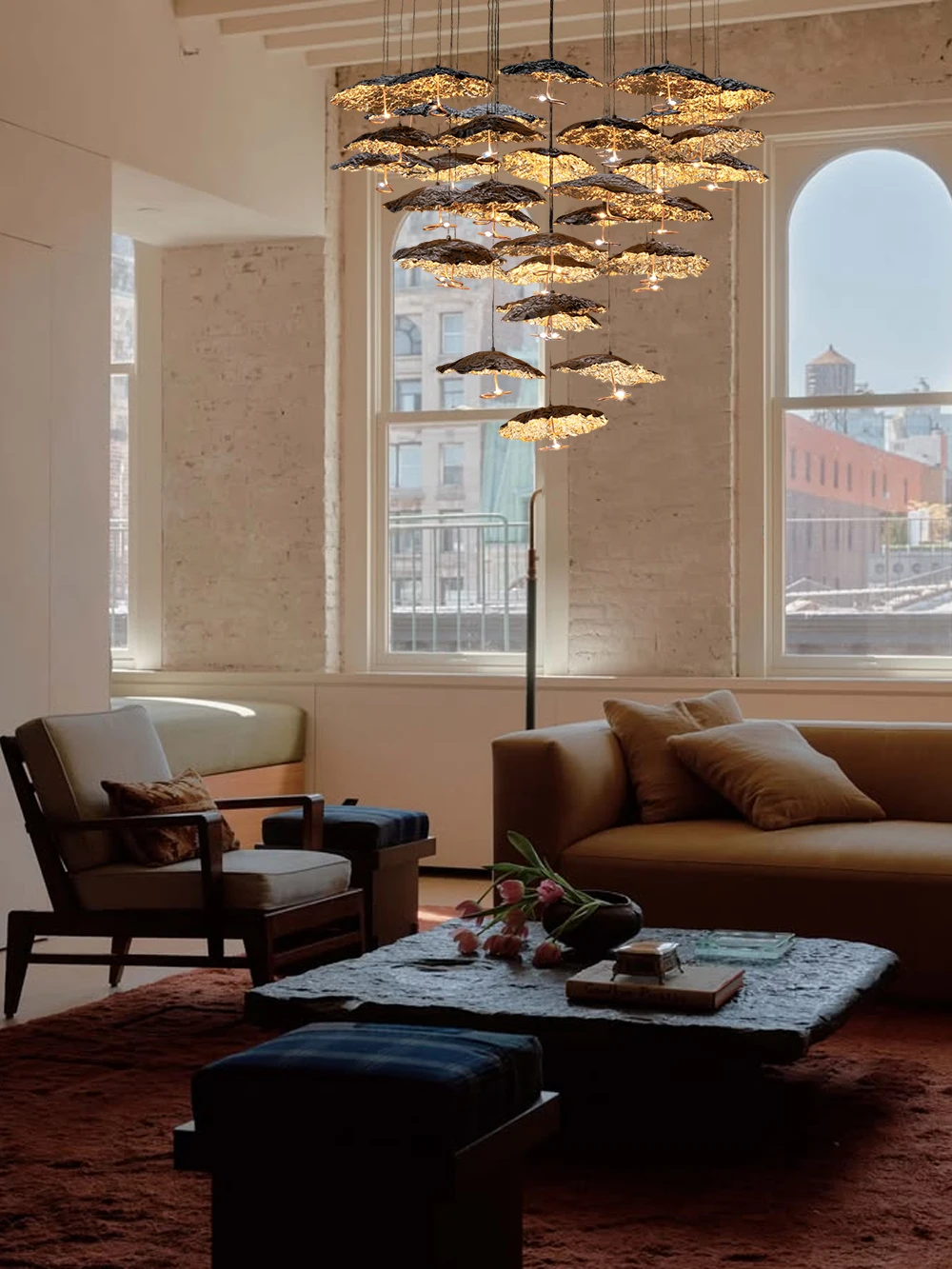 The Golden Age Copper Dimming LED 2026 Ceiling Chandeliers Lighting Lustre Suspension Luminaire Lampen For Living Room