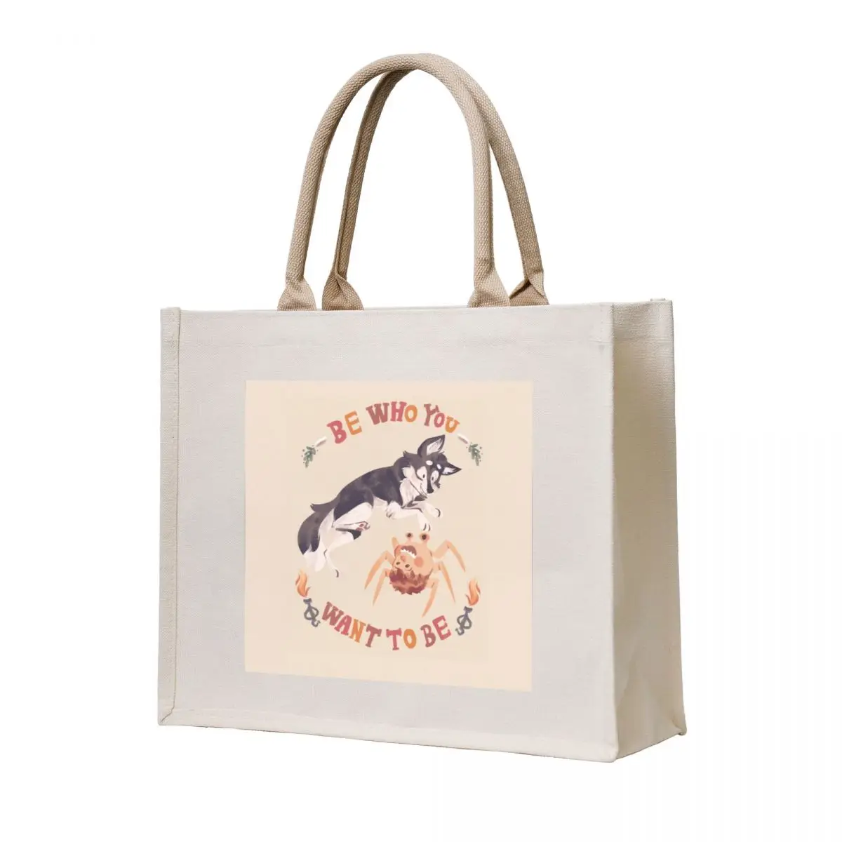 

Be Who You Want To Be Tote Bag shopping trolley bag custom tote bag Portable shopping sac pour femme