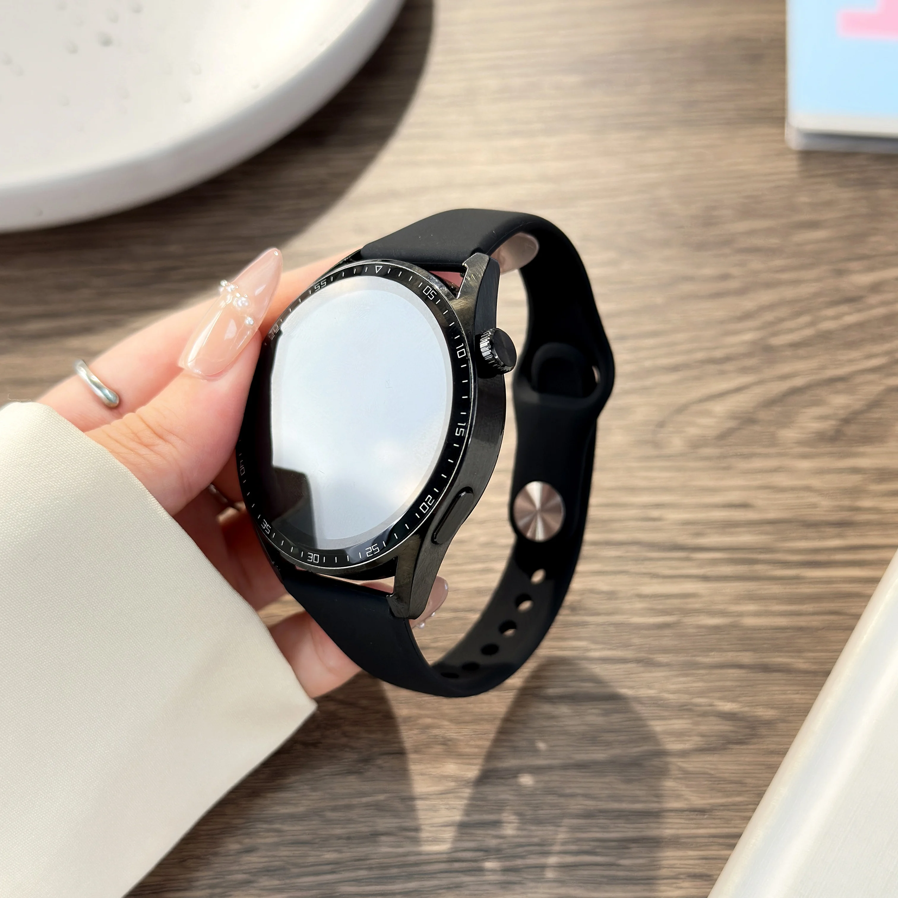 18mm 20mm 22mm Band For Samsung Galaxy watch FE/7/6/5/pro/4 Classic Silicone bracelet Huawei watch GT 4-5-3-2e 41 45 46mm strap