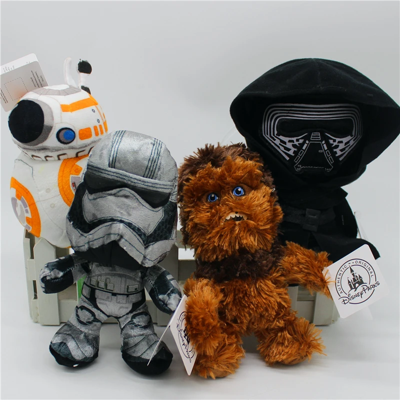 4piece classical  15cm BB 8 Chewbacca Kylo Ren Phasma Cute Stuffed Plush Toy