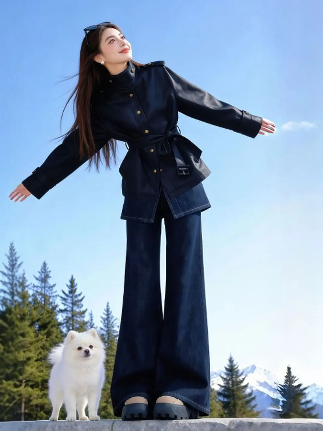 Veste en cuir PU rétro américaine de haute qualité, tendance, élégante, printemps 2026, vêtements pour femmes, promenade, voyage, rendez-vous