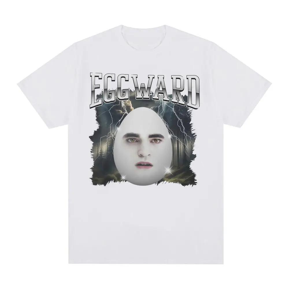 جديد مضحك egward محاكاة ساخرة الجرافيك 100 القطن الخالص الطباعة تي شيرت روبرت باتينسون ميمي الرجال الرجعية الفيلم الكلاسيكي قصيرة الأكمام #2