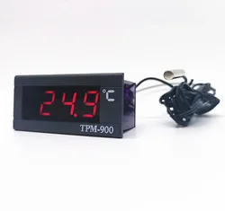 Digital TPM-900 220V regolatore di temperatura LED Panel Meter con sensore