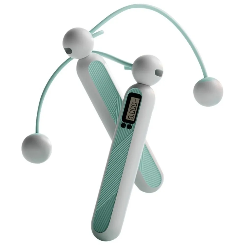 with Counter Cordless Counting Skipping Rope Adjustable Anti-slip Jump Rope with Calorie Counter Lightweight Durable
