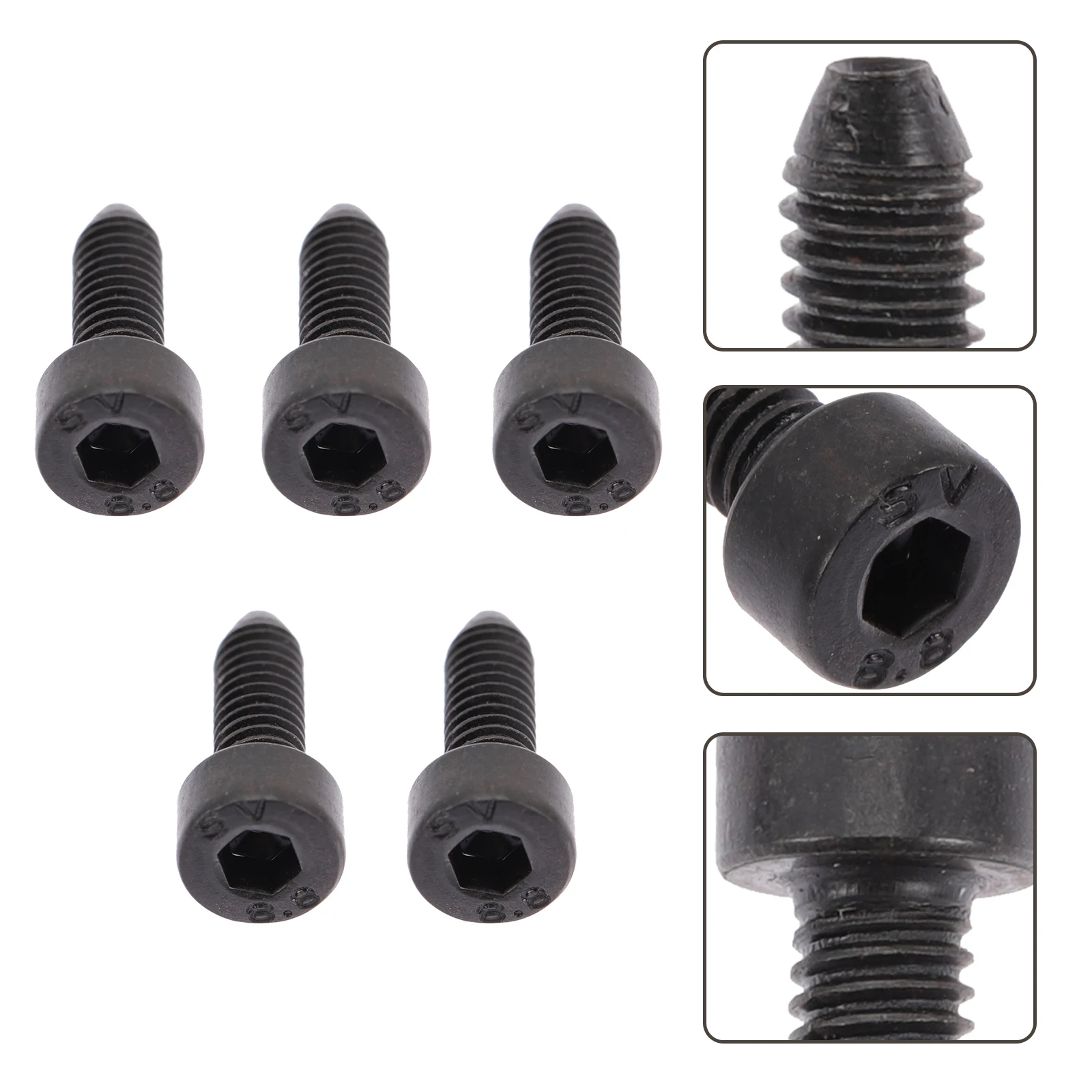 

5 Pcs Alloy Guitar Bridge Screws String Fixing Hardware Replacement Parts for Electric Guitar Tremolo Accessories Practical