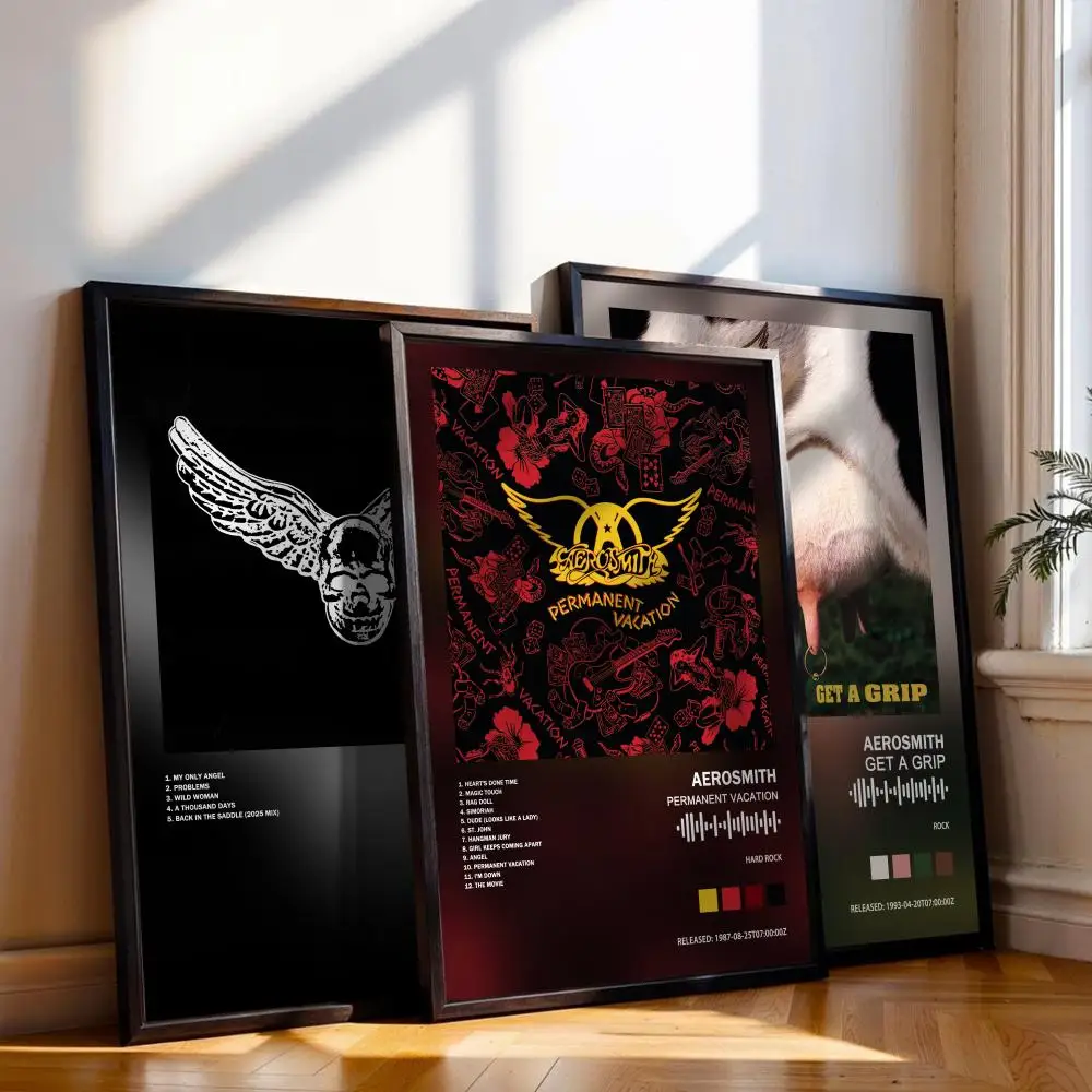 Aerosmith Poster Musik Album Cover für Zimmer Leinwand Malerei Druck Kunst Home Wand Dekor Bild Geschenk