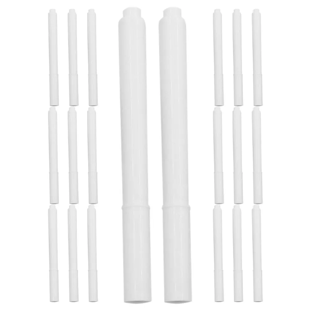 20Pcs White Dry Erase Markers Liquid Chalk Style Water-Based Easy to Clean Erasable for Glass Mirrors Windows Chalkboards