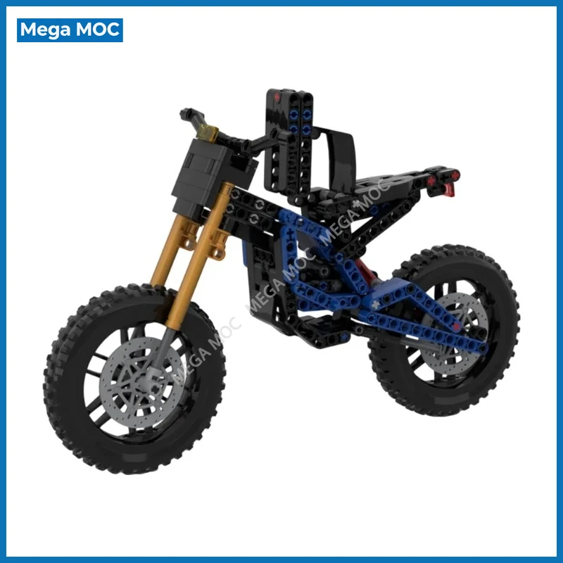 Electric Bicycle Building Blocks, Modern Urban Commuter Vehicle MOC, DIY Assemble Model Toy For Adult Collectors