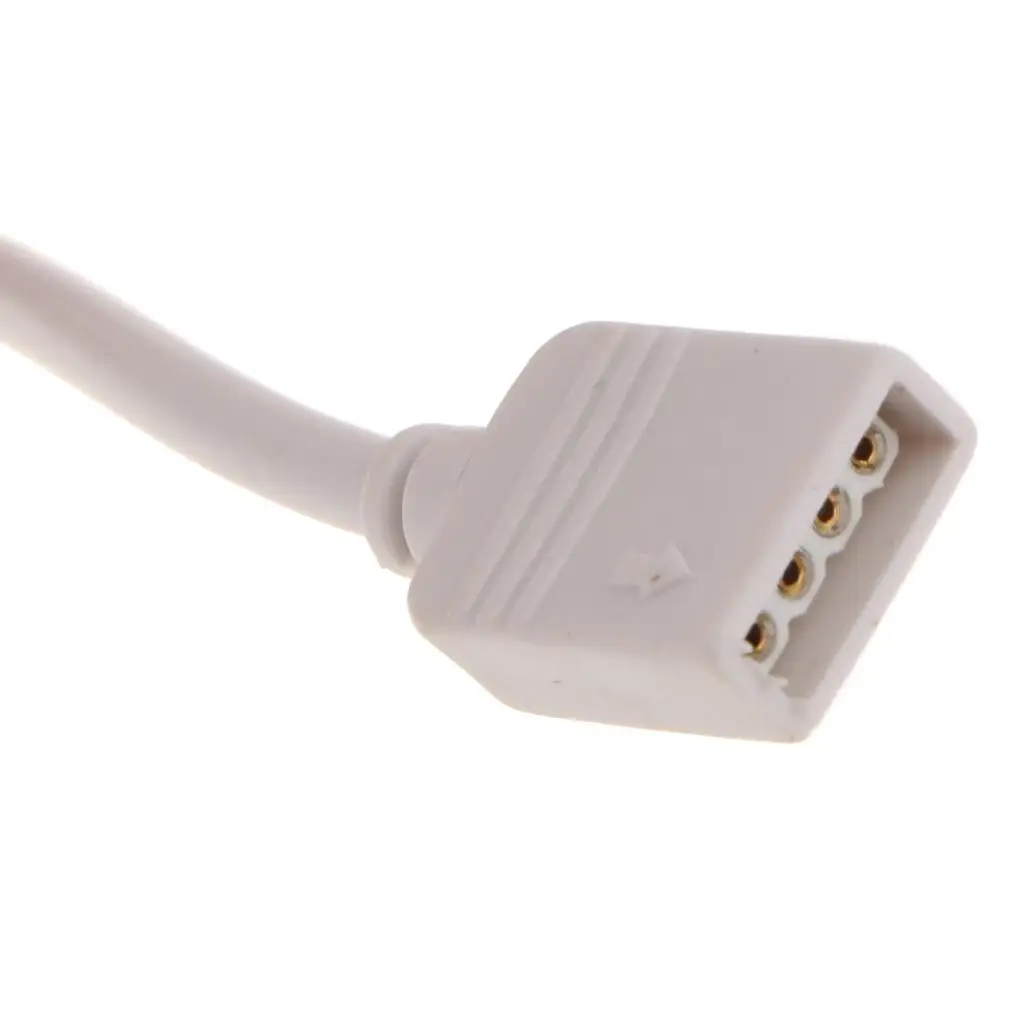 ABS Splitter Connector Cable 4 Pin Female 1 to 2 for 3528 5050 LED Strip Light Extension Linker