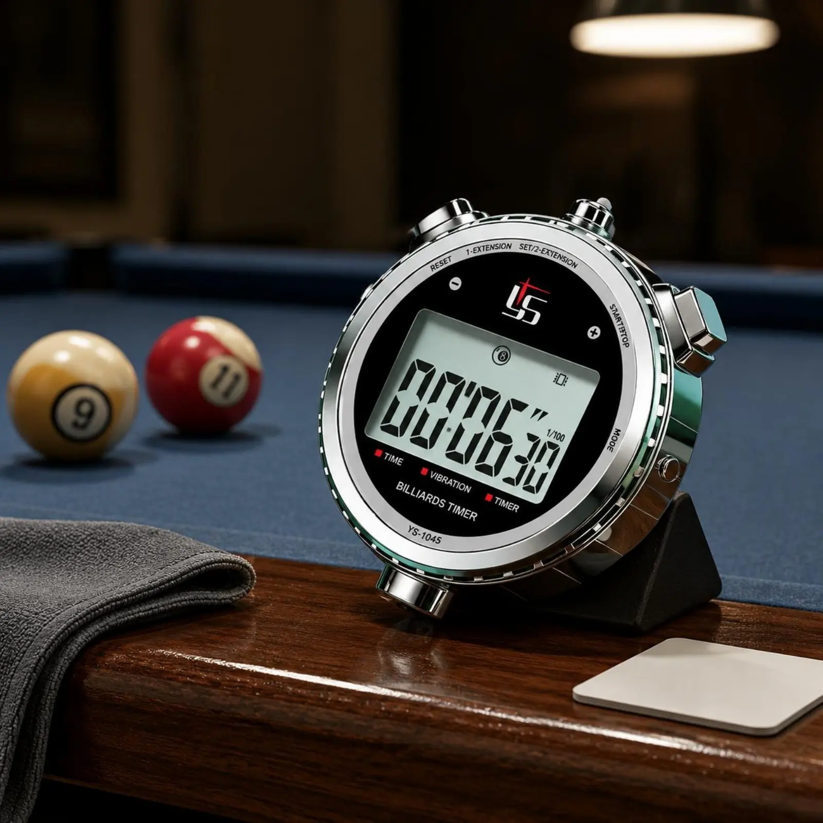 Picture 7: Digital Billiards Timer Rechargeable Referee Timer Sports Timing Device LCD Display Vibration for Referees, Tournaments