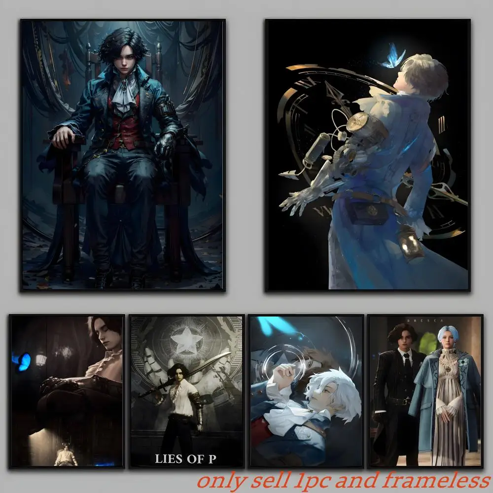 Action Narrative Game Lies of P Pinocchio Poster Painting Prints Wall Art Picture Film Room Home Bar Cafe Decor Home  Mural