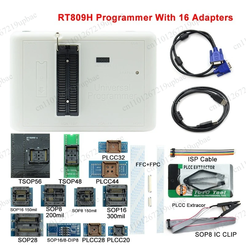 Original RT809H Universal Programmer, EMMC-NAND FLASH High Speed Flash Burner