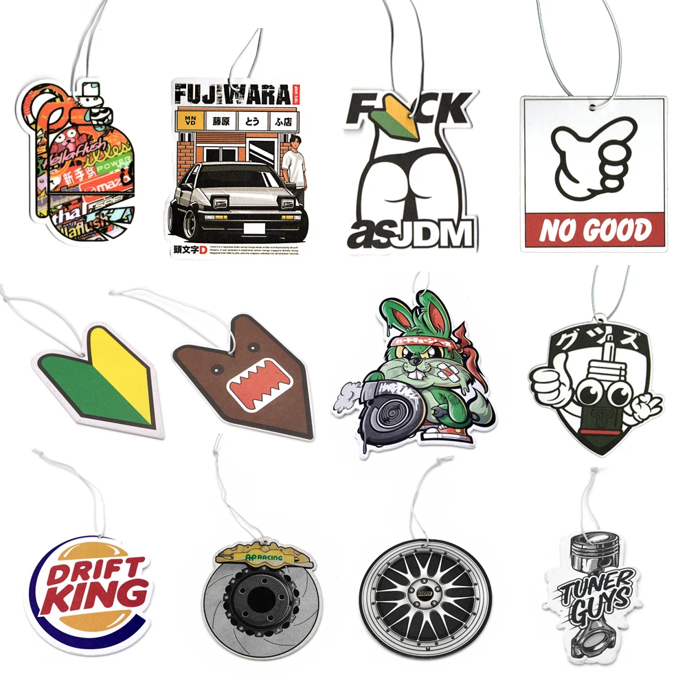 JDM معطر هواء للسيارة ، قلادة تعليق مرآة الرؤية الخلفية الأوتوماتيكية ، موزع نكهة العطور ، إكسسوارات السيارة ، الديكور الداخلي ، الأحدث #2