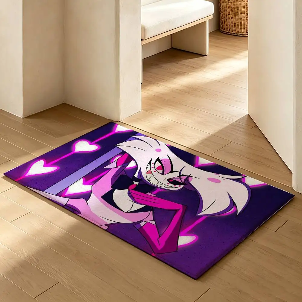 COOL Angel Dust H-Hazbin H-Hotel  Soft Absorbent Decorative Floor Mat for Bathroom Entryway Living Room