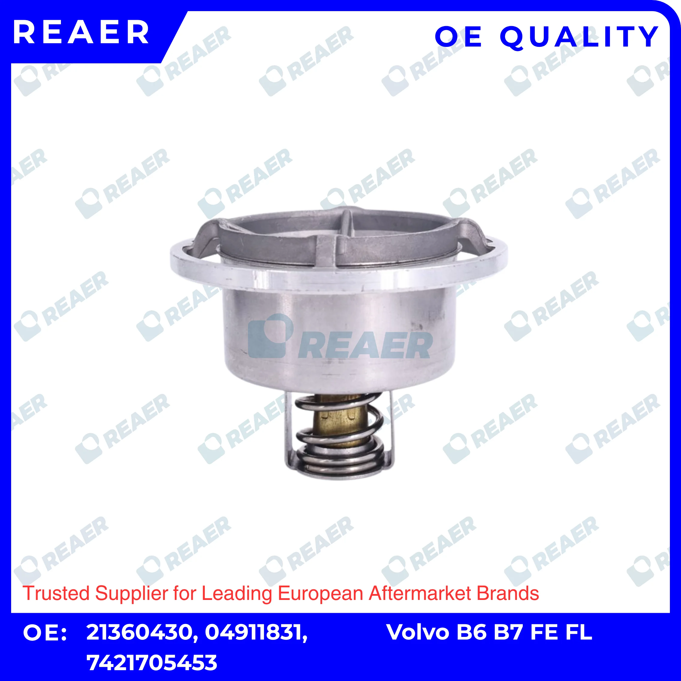

Thermostat 21360430 04911831 7421705453 20915095 21033829 For Volvo B6 B7 FE FL