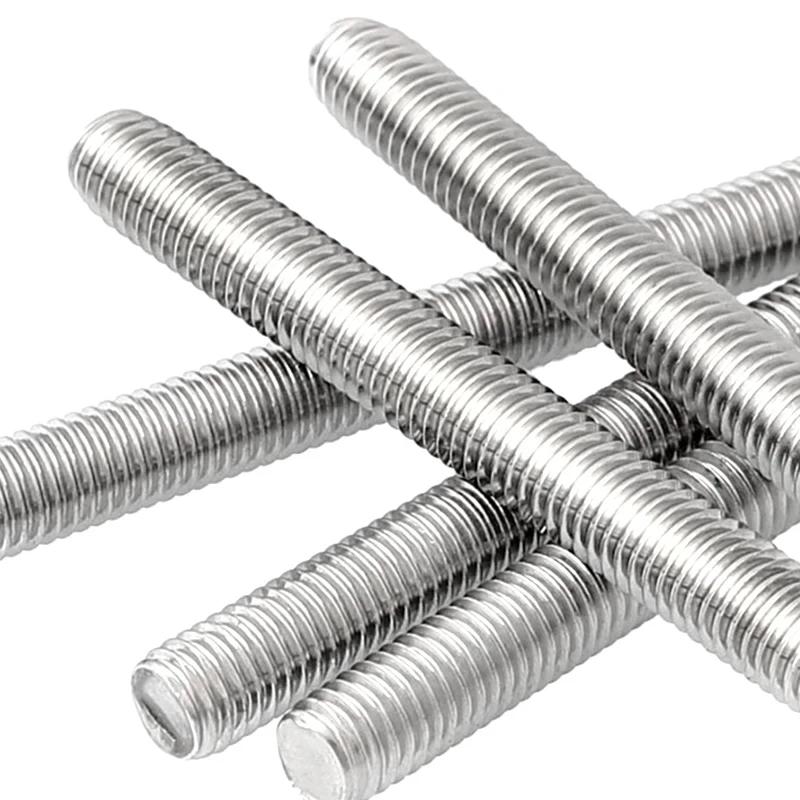 1Pcs M4 M5 M6 M8 M10 M12 M14 M16 M18 M20 M22 M24 304 Stainless Steel Left Hand Thread Fully Threaded Rods Bar Stud