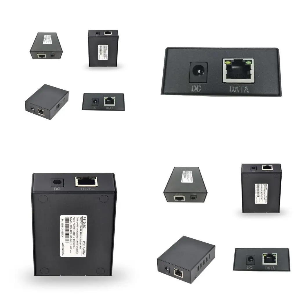 Bộ chia Y1UB POE 10/100/1000Mbps, DC48W POE DECEATOR cho hệ thống bảo mật Hộp kim loại Metal Metal-Năng khuếch đại POE POE