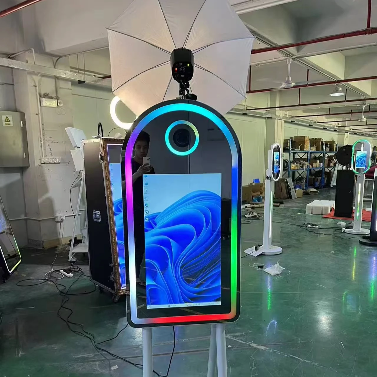 PhotoboothApexscnView Customized Self Photo Booth Machine Dslr Magic Mirror Photo Booth With Camera And Printer For Parties And