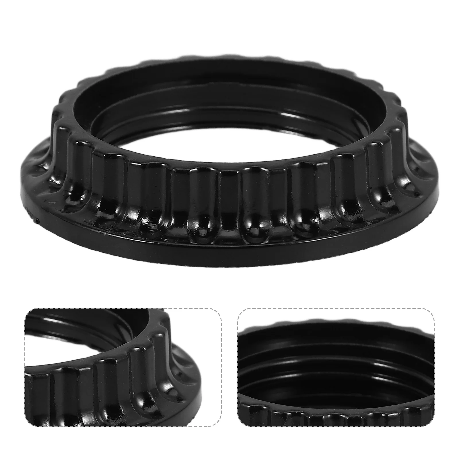 

6Pcs E26 Light Socket Ring Lamp Holder Ring Durable Replacement for Table Pendant Floor Lamps Decorative Light Fixture Collar