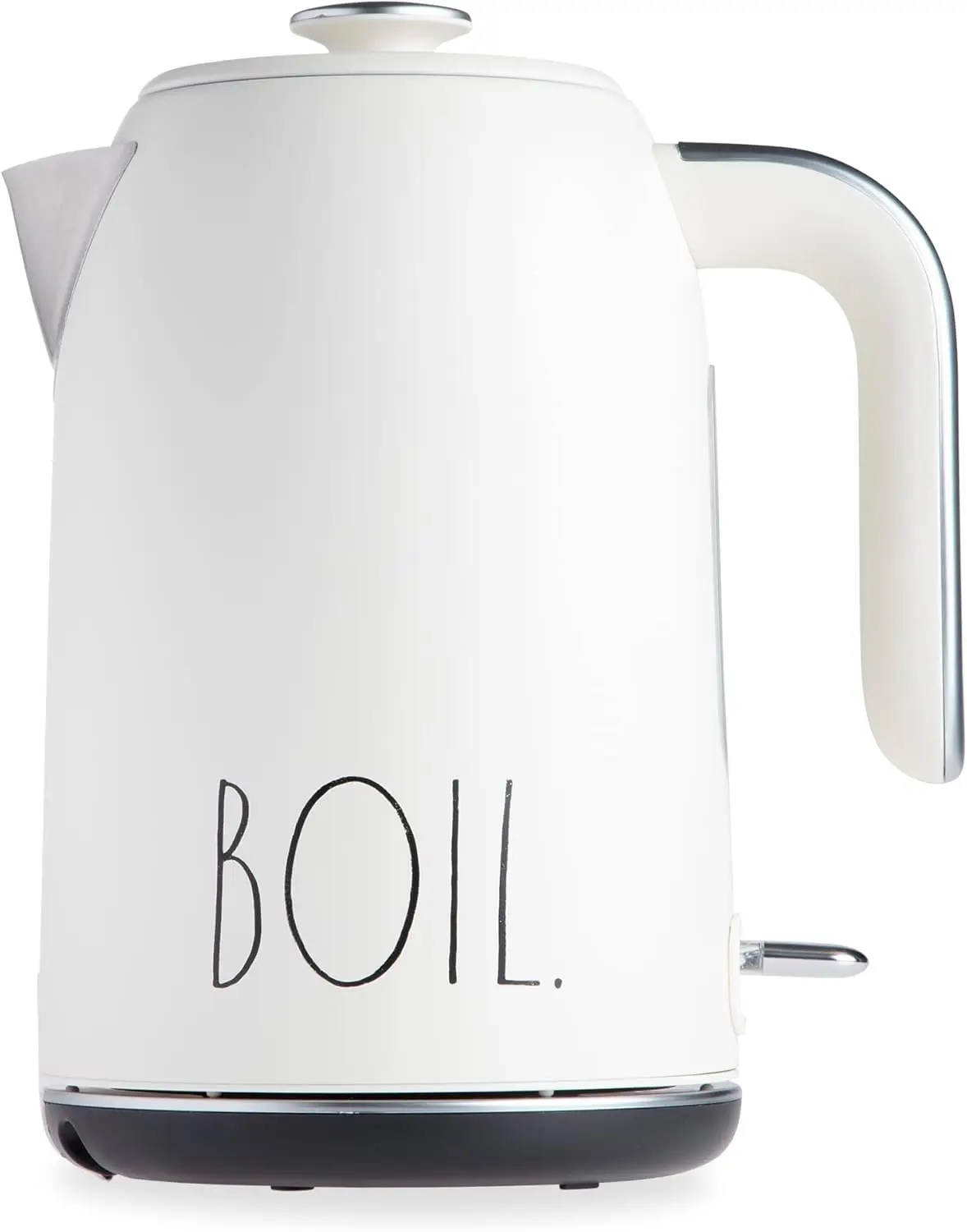 

Electric Water Kettle 1.7L, Stainless Steel, 1500W, Auto Shut Off, Swivel Base, Cream