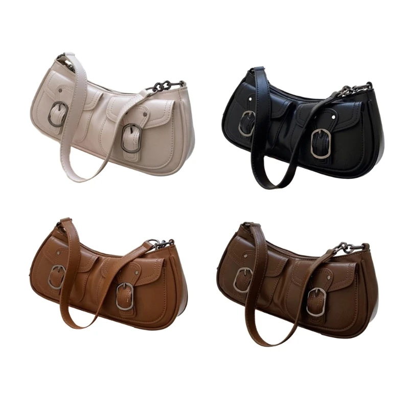 

Underarm Bag Versatile Vintage Leather Shoulder Bags Armpit Bag Handbag Tote Bag 066F