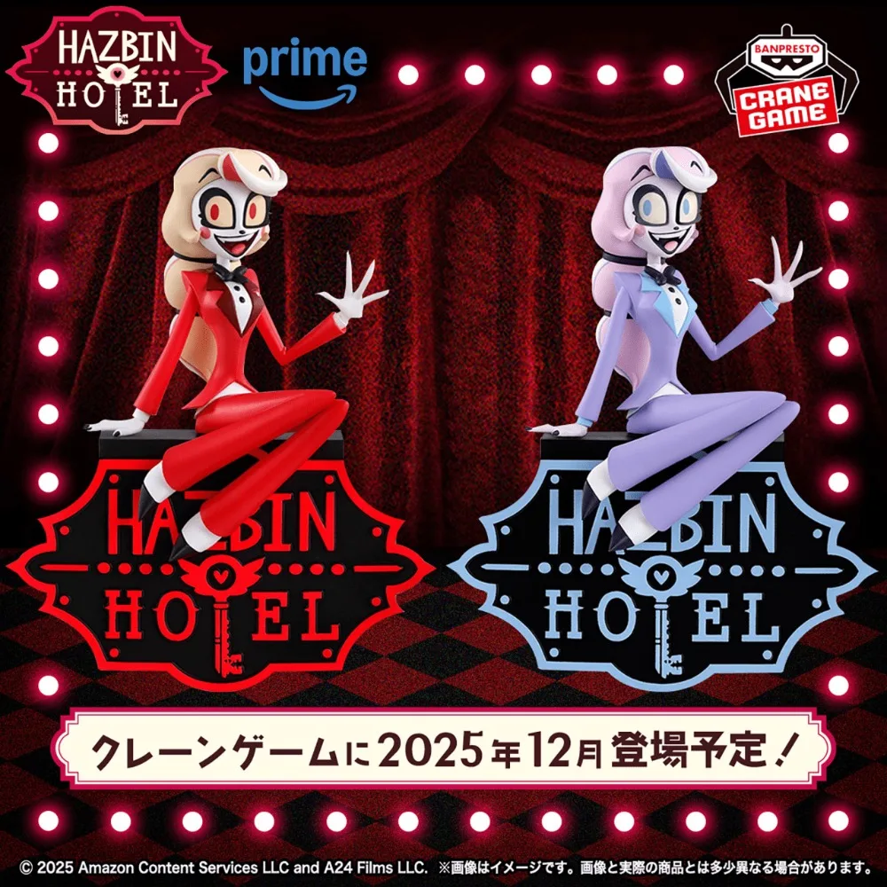 100% originale in magazzino Bandai Spirits Monitor Top Figure Hazbin Hotel Alastor Husk Angel Dust Vaggie Charlie Morningstar