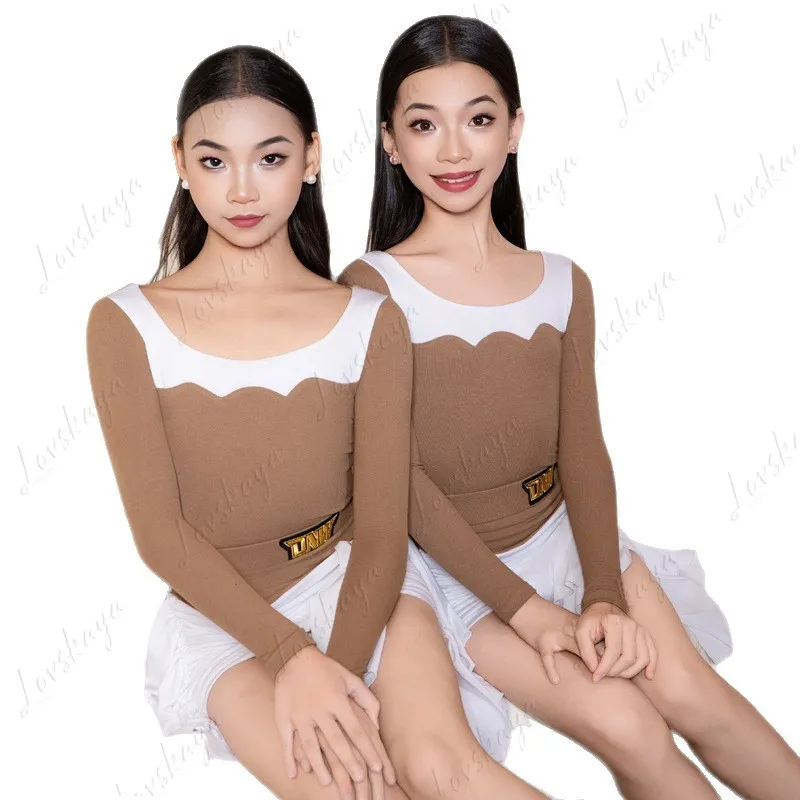 Ropa de actuación de baile latino para niños de celebridades de Internet de otoño e invierno