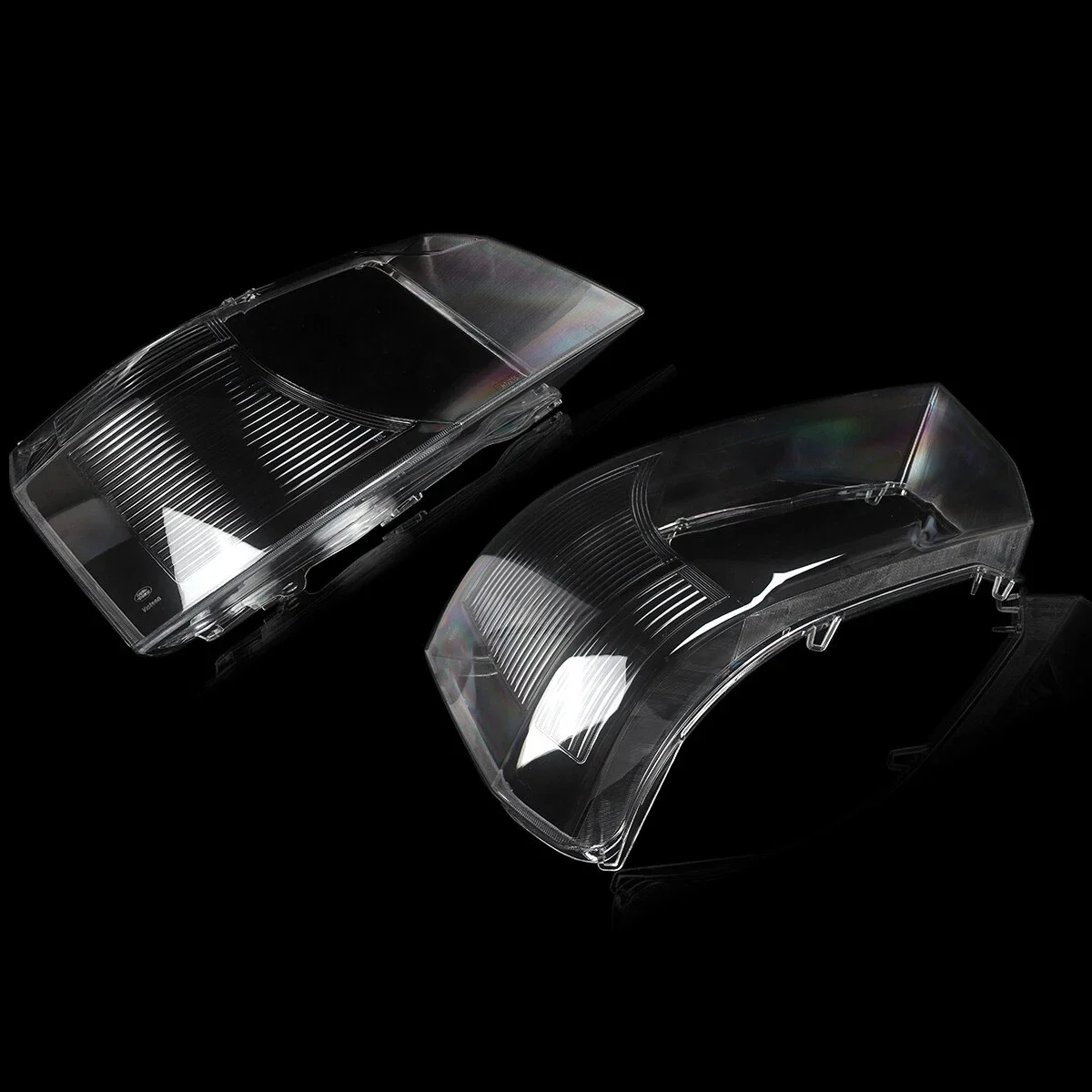 Paar Lampenschirm für Land Rover LR2 Freelander 2 2007–2012, Scheinwerferlinse, Scheinwerfer-Abdeckkappe, transparenter, klarer Schatten, Autozubehör