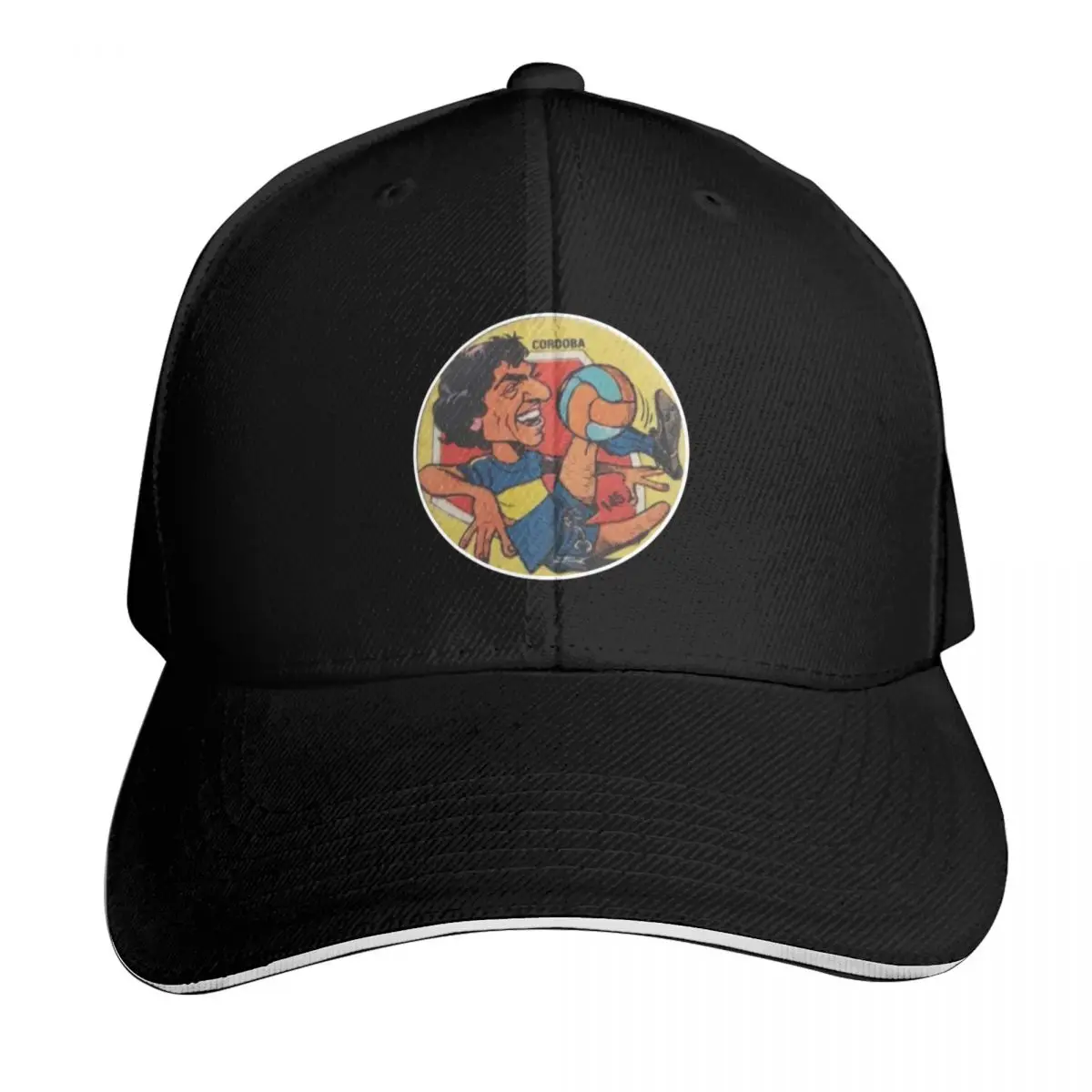 Gorra de béisbol Carlos Cacho Cordoba, con tejido de malla transpirable en la parte trasera, cierre ajustable con hebilla, tejido que absorbe la humedad y de secado rápido.
