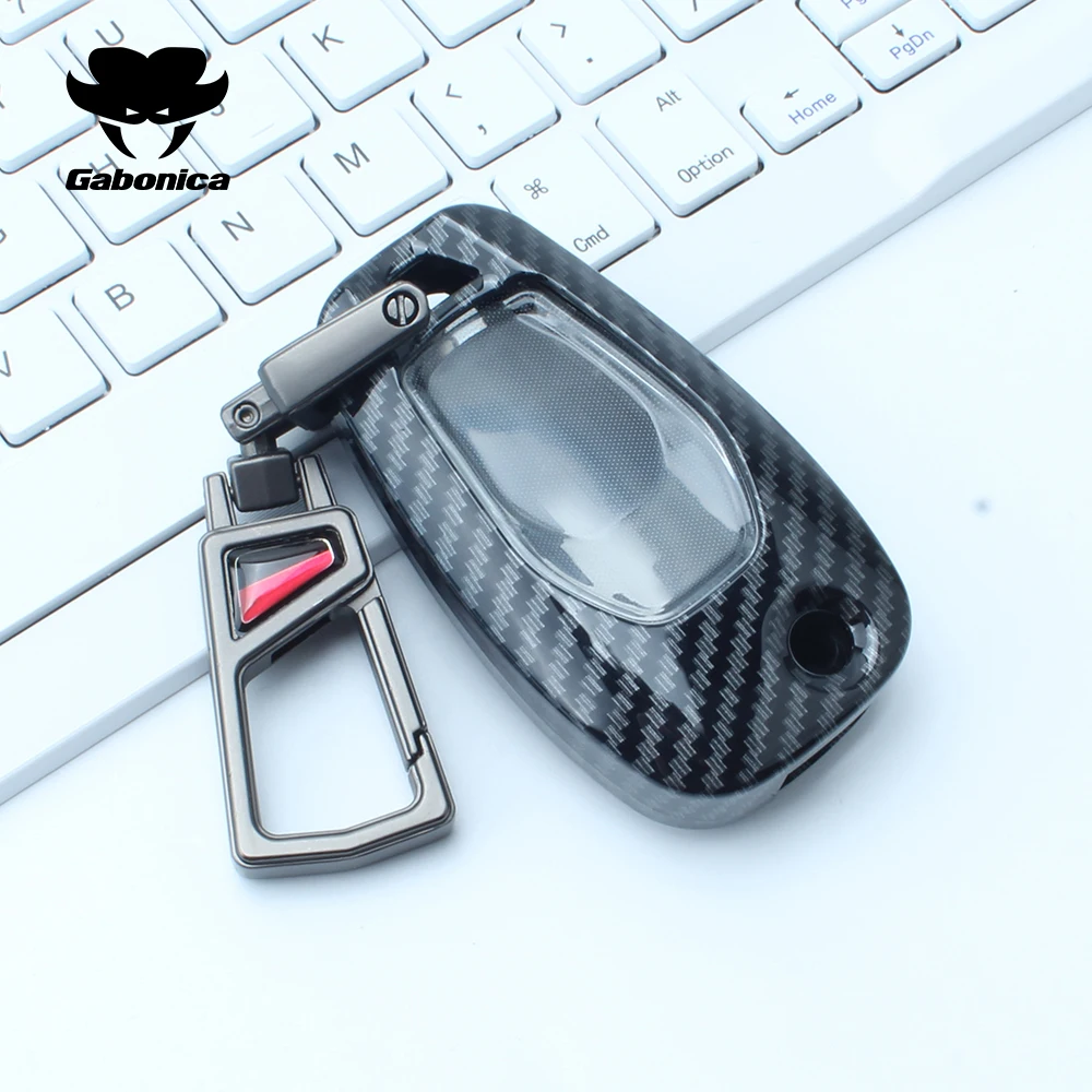 Funda de llave de coche con control remoto ABS para Chevrolet Cruze, Trax, LS, Spark, Sonic, Camaro, Aveo, Tracker, Onix, RS, Trailblazer